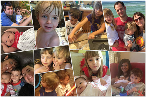 Cindy Woodsmall grandchildren collage